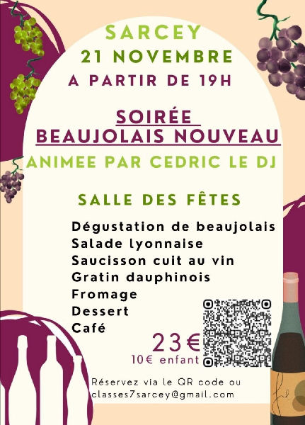 Soirée Beaujolais Nouveau