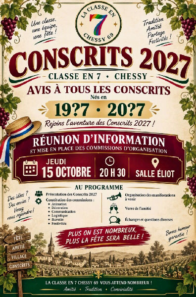 Réunion d'information "classe en 7"
