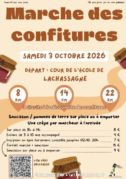 Marche des confitures