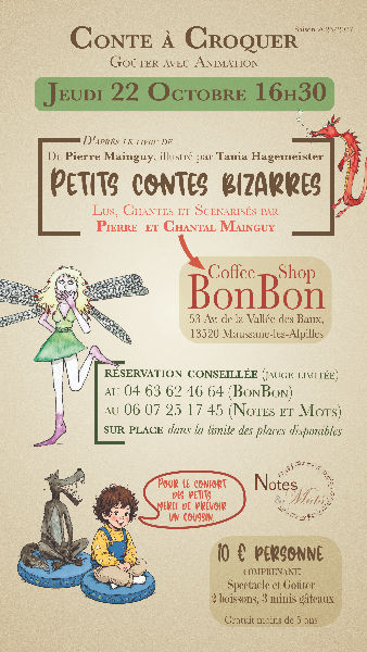 LES CONTES A CROQUER : goûter animé par deux conteurs