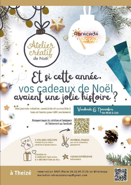 Une journée 100% créative pour préparer Noël !