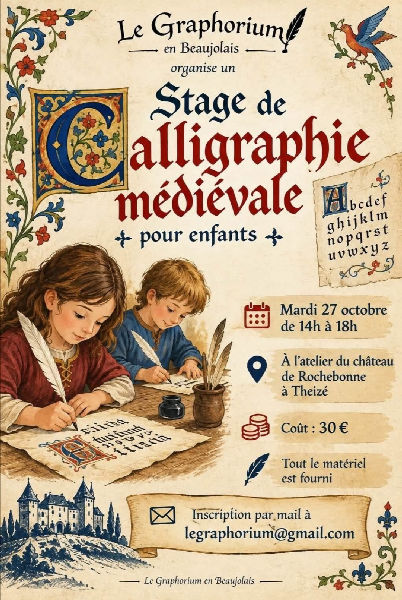 Graphorium stage - Enfants