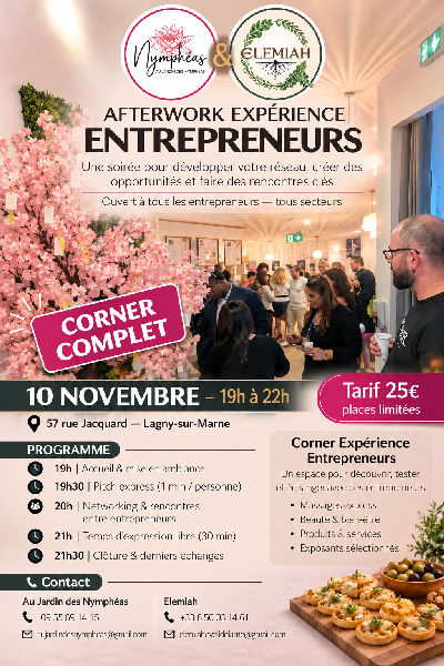 Afterwork experience entrepreneurs 