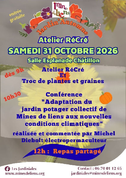 Atelier RéCré et troc de plantes et graines