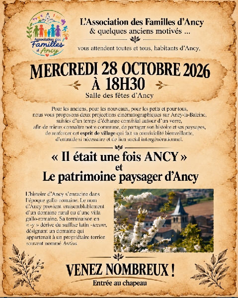 À la découverte de l'histoire d'Ancy