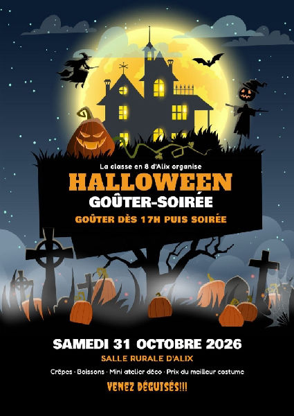 Goûter-soirée Halloween
