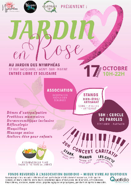 Le jardin en rose