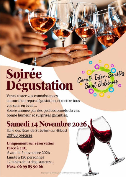 Soirée dégustation
