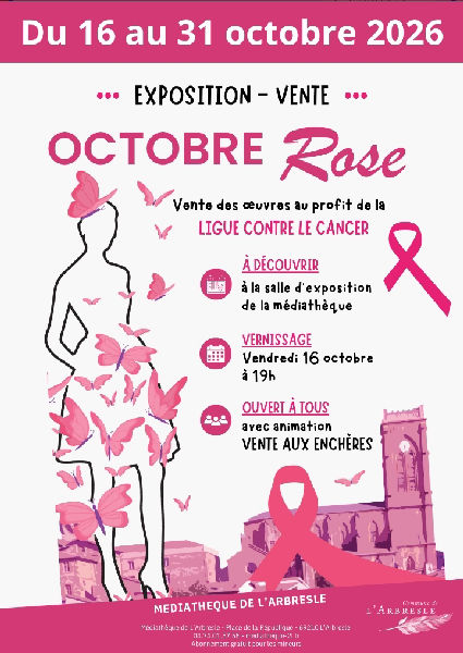 Octobre rose - Exposition/Vente