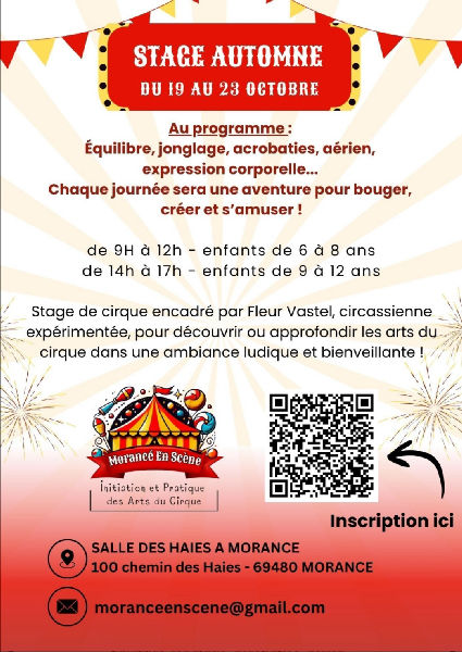 Stage de cirque 
