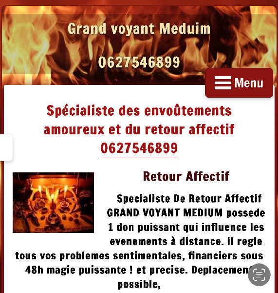 Retour affectif marabout voyant medium 0627546899 wathsapp retour l’être aimé Marignane