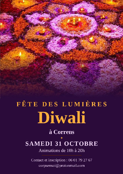 Fête des lumières- Diwali à Correns