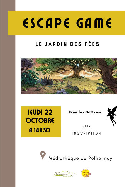 Escape game : Le jardin des fées