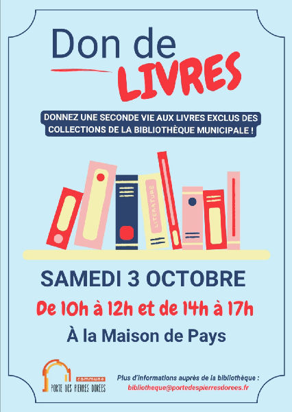 Don de livres