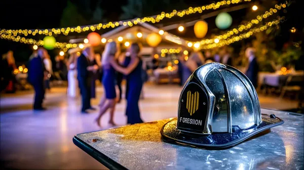 Bal des pompiers à Courçon