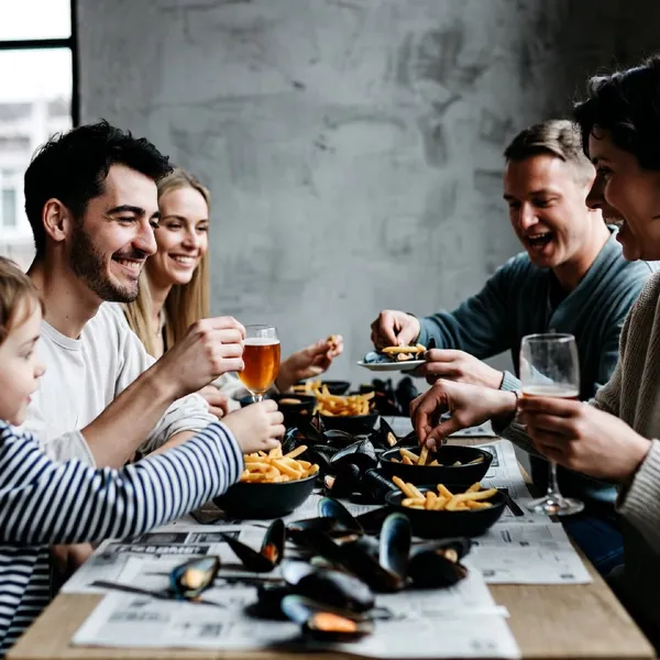 Week-end moules frites & dessert