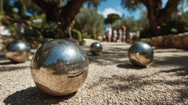 Concours de pétanque