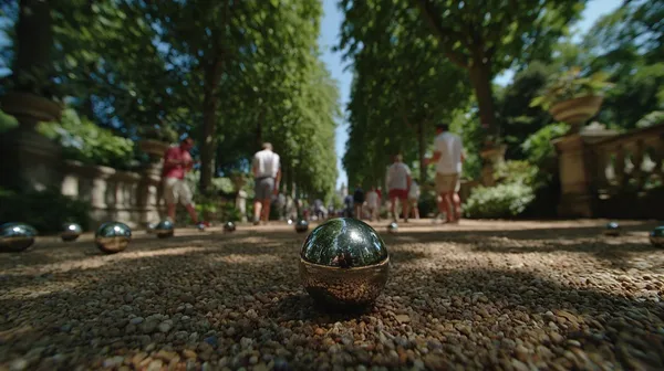 Concours de pétanque