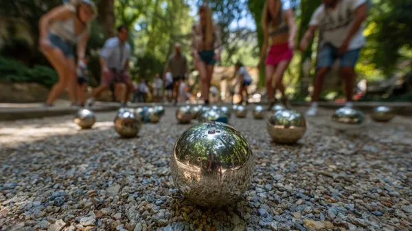 Concours de pétanque
