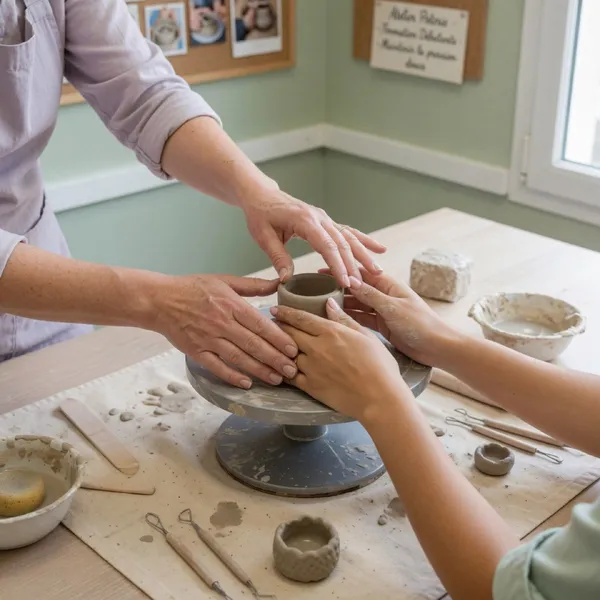 Atelier céramique parent - enfant