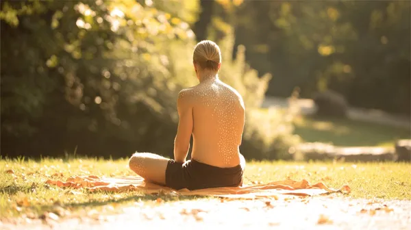 Yoga terrils sur le terril de Pinchonvalles