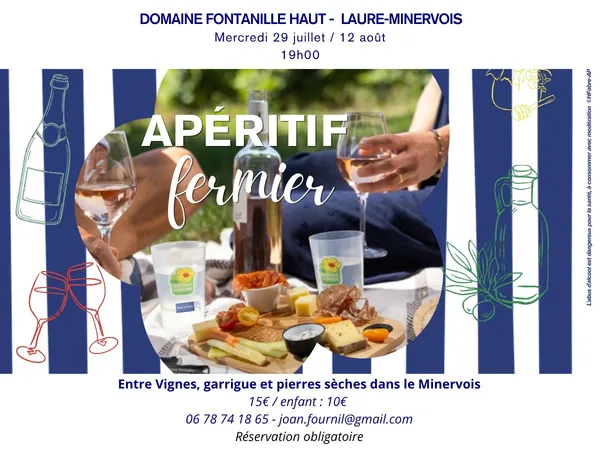 APÉRITIF FERMIER : ENTRE VIGNES, GARRIGUE ET PIERRES SÈCHES DANS LE MINERVOIS