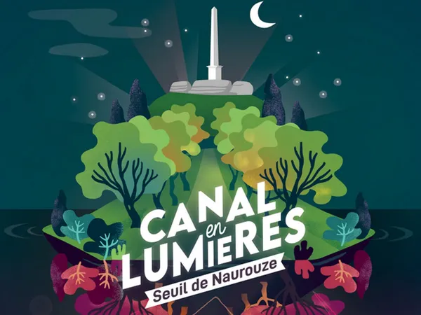LE CANAL EN LUMIÈRES : PARCOURS IMMERSIF NOCTURNE AU SEUIL DE NAUROUZE