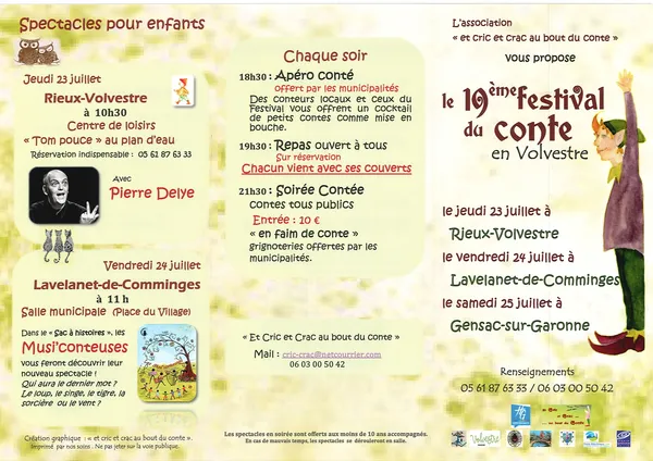 FESTIVAL DU CONTE : RIEUX-VOLVESTRE