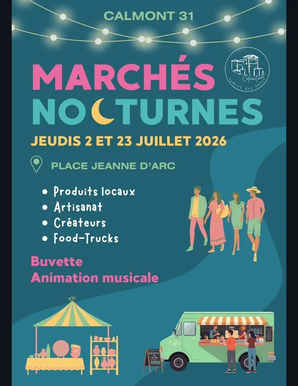 MARCHÉ NOCTURNE À CALMONT