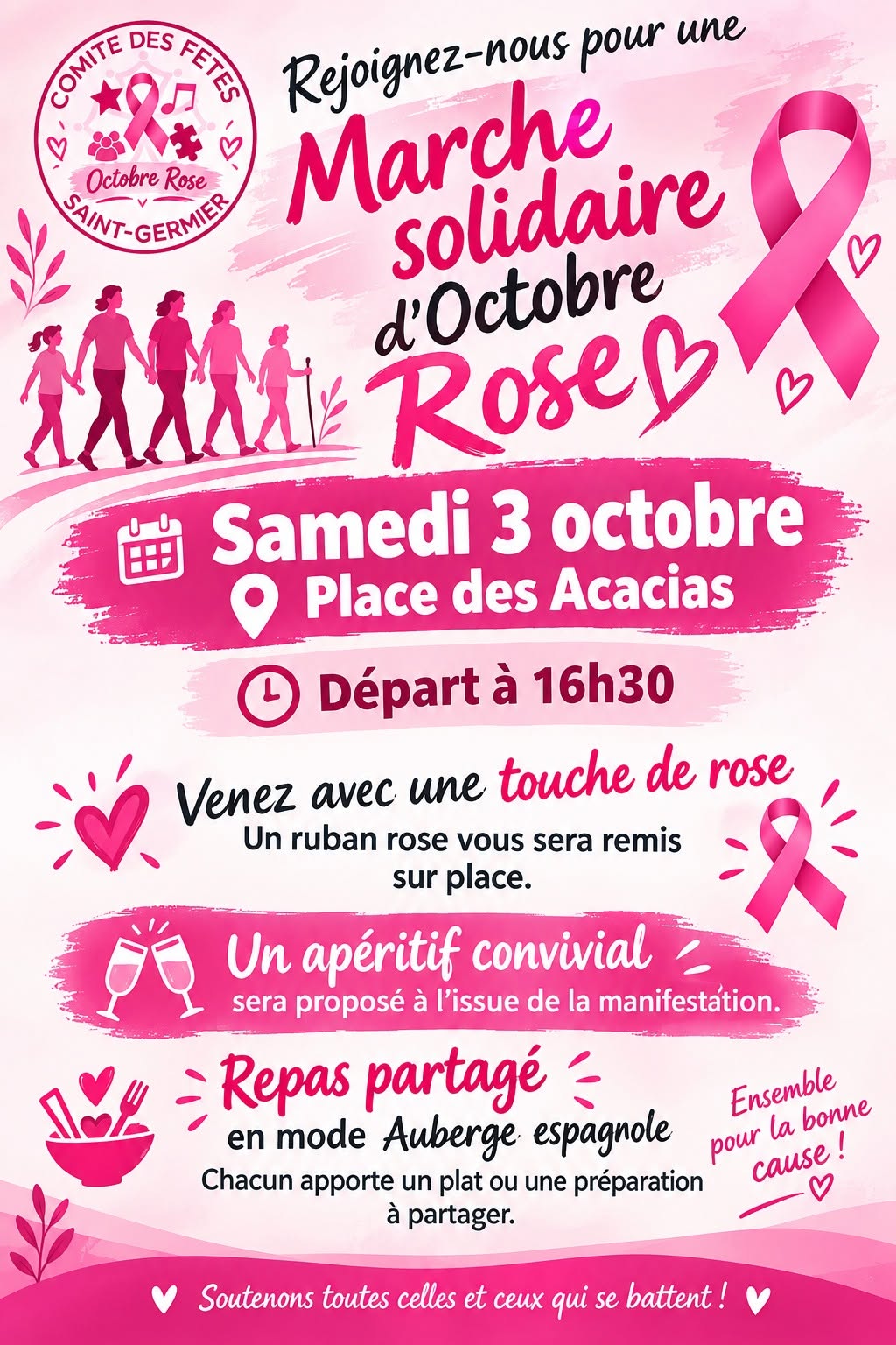 MARCHE SOLIDAIRE D'OCTOBRE ROSE