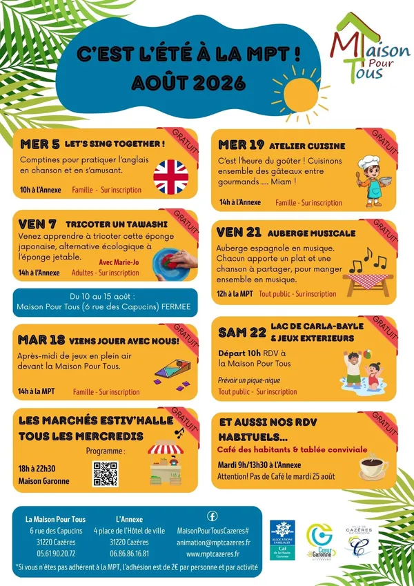 PROGRAMME D'AOUT