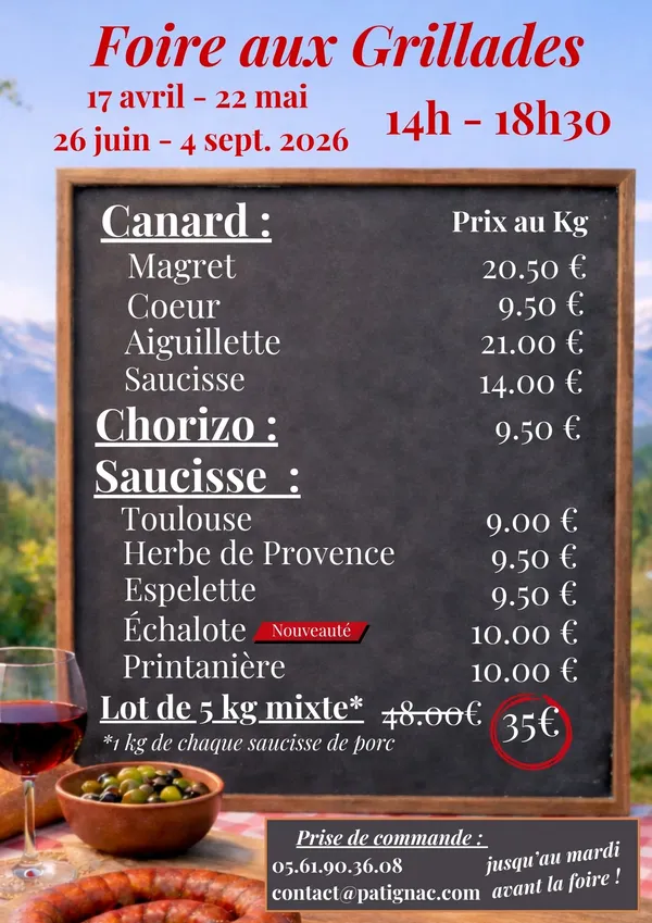 FOIRE AUX GRILLADES