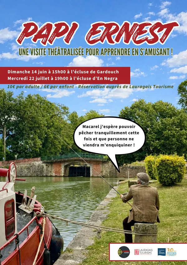 VISITE THEÂTRALISÉE DU CANAL DU MIDI