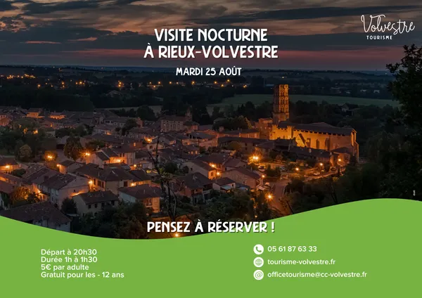 VISITE NOCTURNE : RIEUX-VOLVESTRE