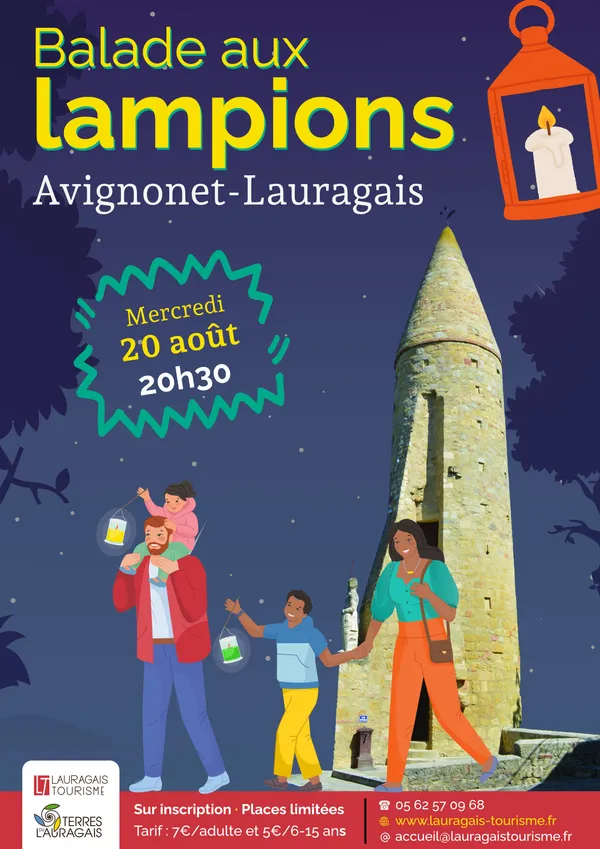 BALADE AUX LAMPIONS À AVIGNONET-LAURAGAIS !