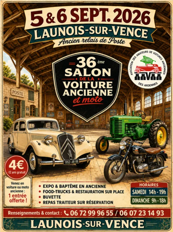 Salon de la voiture ancienne et moto