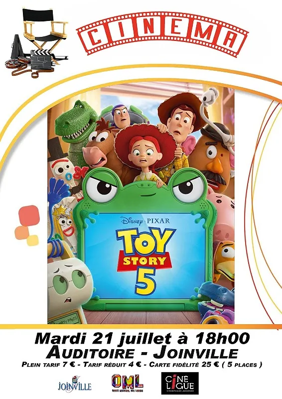 Cinéma à l'auditoire - "Toy Story 5"