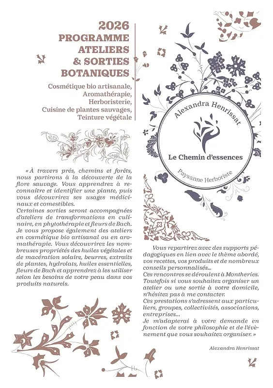 Ateliers chemin essence