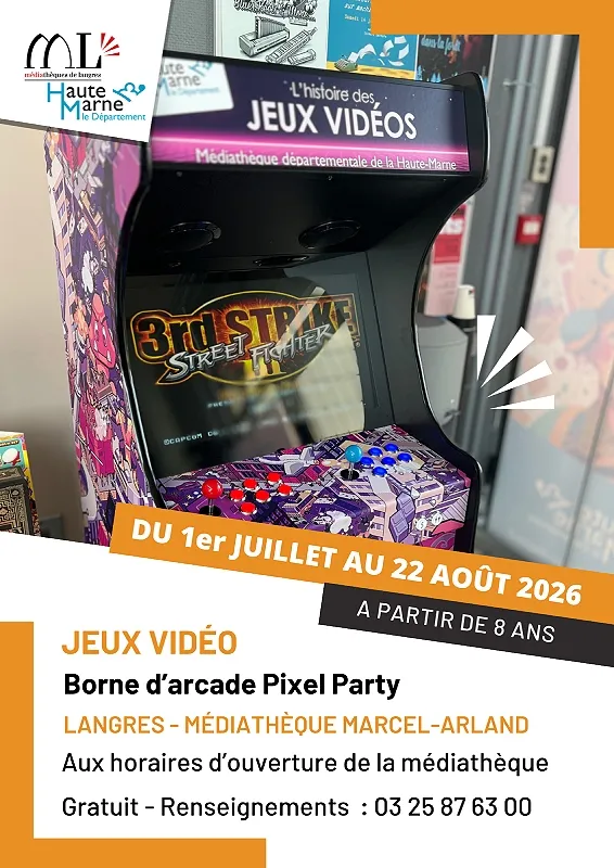 Atelier Geek Lab - Borne d'arcade : Pixel Party