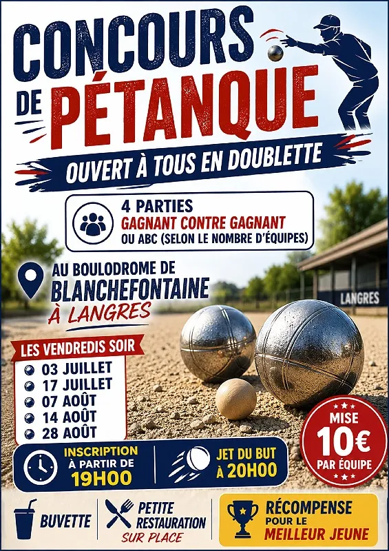 Concours de pétanque