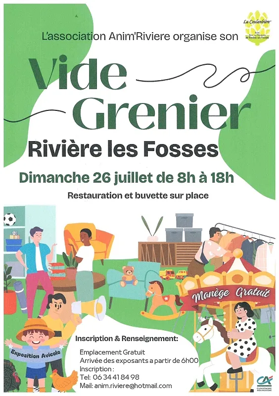 13e vide-greniers de Rivières-les-Fosses