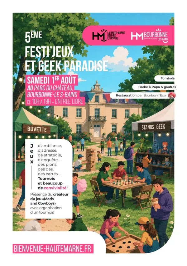 Festi'Jeux et GeQEk Paradise à Bourbonne-les-Bains