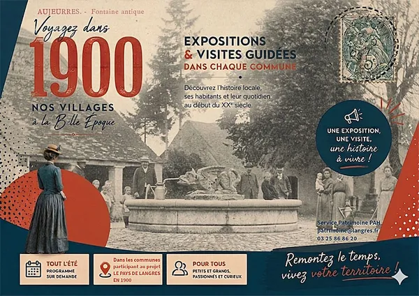 Le Pays de Langres en 1900 à Aujeurres