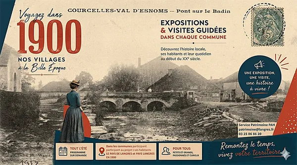 Le Pays de Langres en 1900 : Visites-flash à Courcelles-Val-d'Esnoms