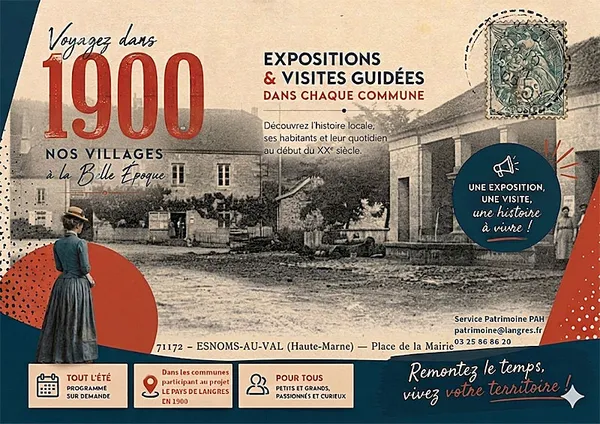 Le Pays de Langres en 1900 : Visites-flash à Esnoms-au-Val