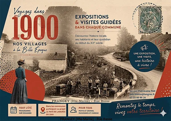 Le Pays de Langres en 1900 : Visites-flash à Prangey