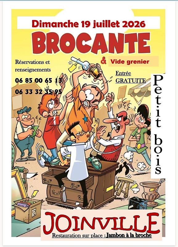 Brocante - Parc du Petit Bois à Joinville