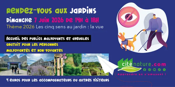 Les sens au jardin de Cité Nature