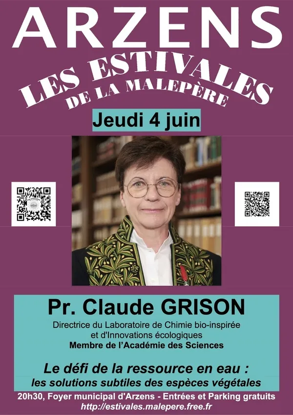 Conférence de la Professeure Claude GRISON
