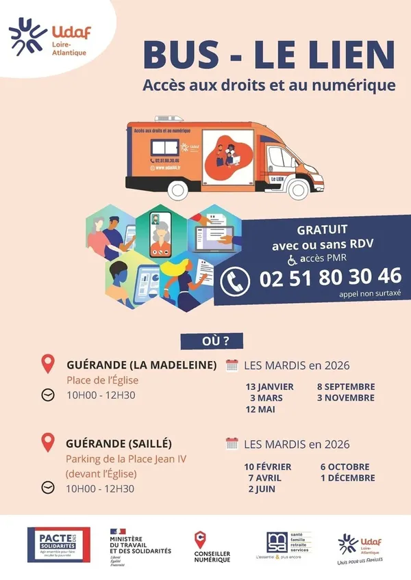 Permanence Bus "Le Lien, accès aux droits et au numérique"